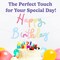 HOUSE OF PARTY Happy Birthday Banner | Cursive Birthday Sign for Party Decor, Backdrop